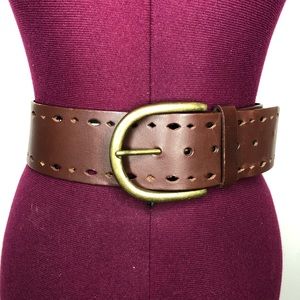 Linea Pelle vintage leather belt
